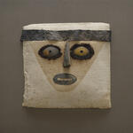 Cabeza textil de fardo funerario.