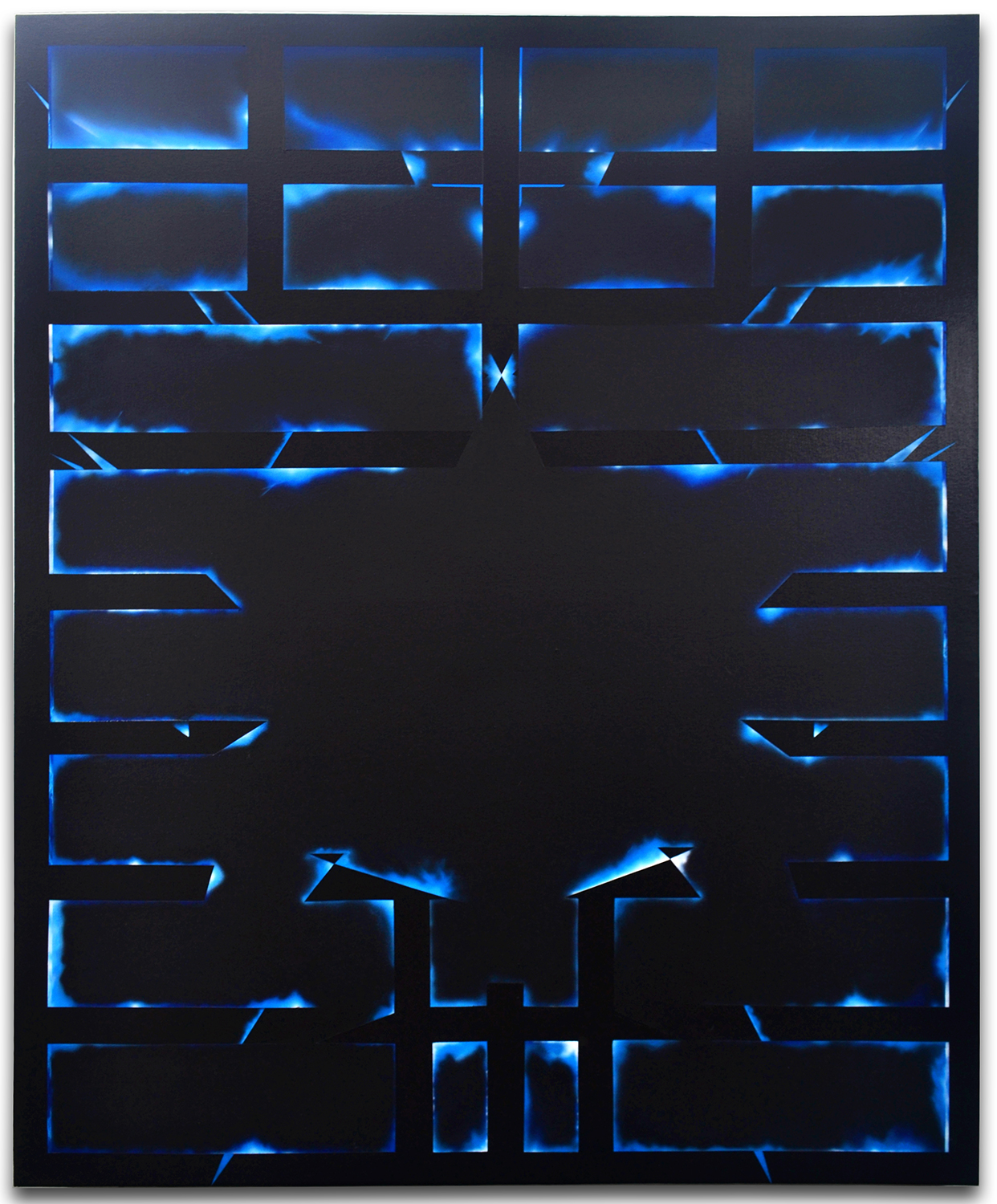 Estrella azul/ Forma anular 