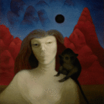 "Mujer y mono" 