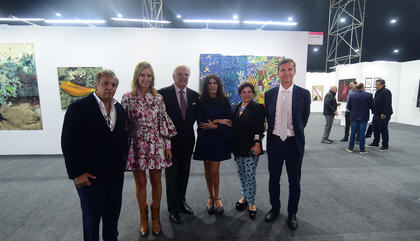 La obra nominada al premio adquisición EFG Latin American Art Award 
