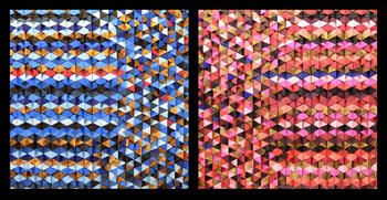 Fractal Blue & Pink